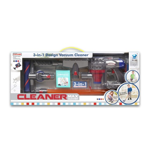 ست جارو شارژی کودک 3in1 Design Vacuum Cleaner Set_اسباب بازی